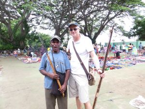 Ela Beach Market - Port Moresby A mighty bow from one who knows