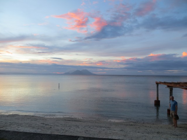 sunset in Rabaul