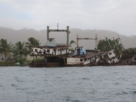 Remnants of war and eruptions