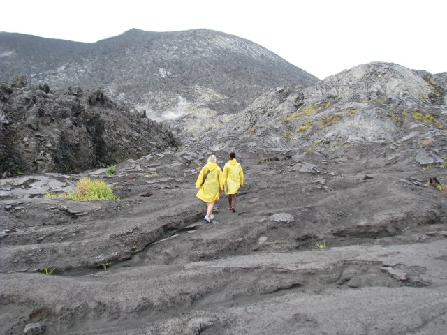 A "shoe-footed" ascent