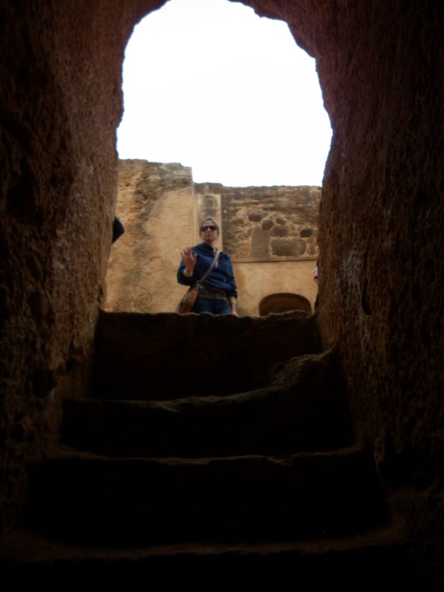 From inside the tomb- The Tombs of the Kings