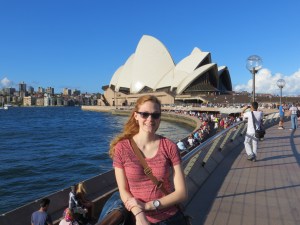The iconic Sydney Opera House…shells reaching over the harbor